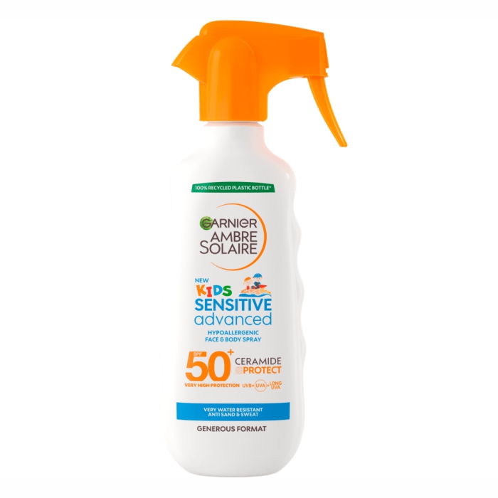 Garnier Ambre Solaire sprej za suncanje Sensitive Protect SPF50+ 270ml