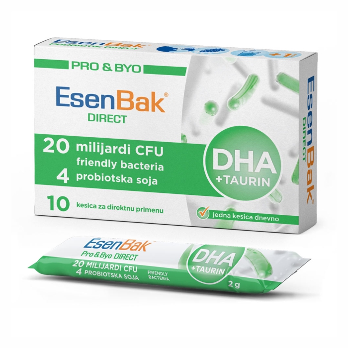Esenbak Pro&Bio Direct DHA, 10 kesica