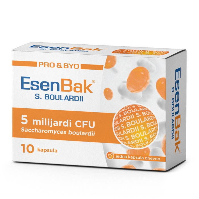Esenbak Pro&Bio S. Boulardi, 10 kapsula