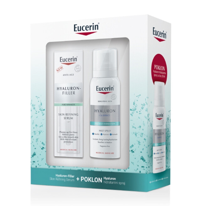 EUCERIN BOX HF REF.SERUM83587+HY MIST GRAT