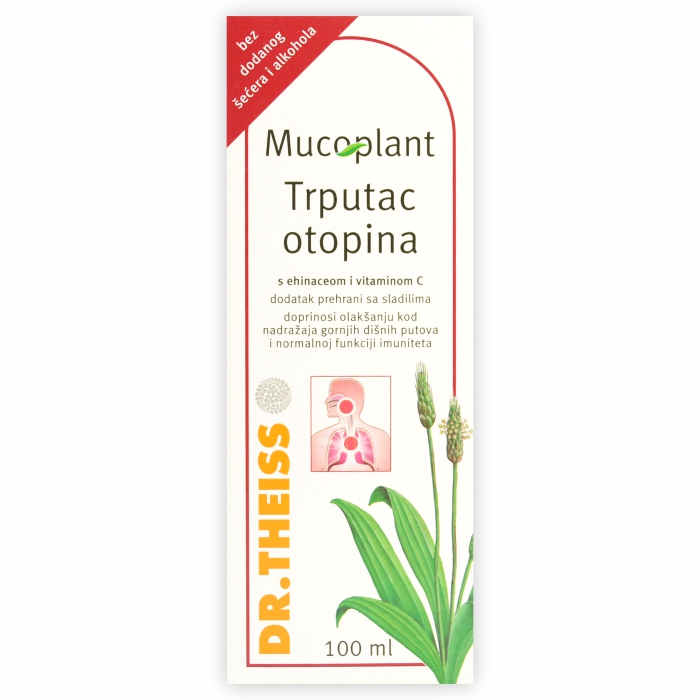 Dr. Theiss Mucoplant sirup Bokvica sa ehinaceom i Vitamin C, 100 ml