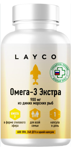 Layco Omega 3, 60 kapsula