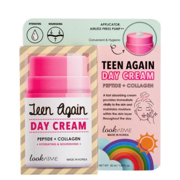 LOOK AT Me Teen Again Peptide+Collagen Day Cream 50ml
