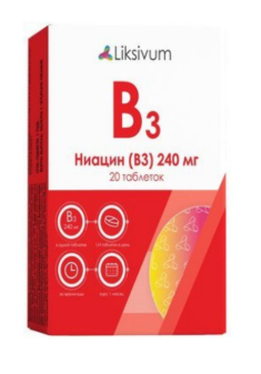 Liksivum Niacin (B3) 240 mg, 20 tableta