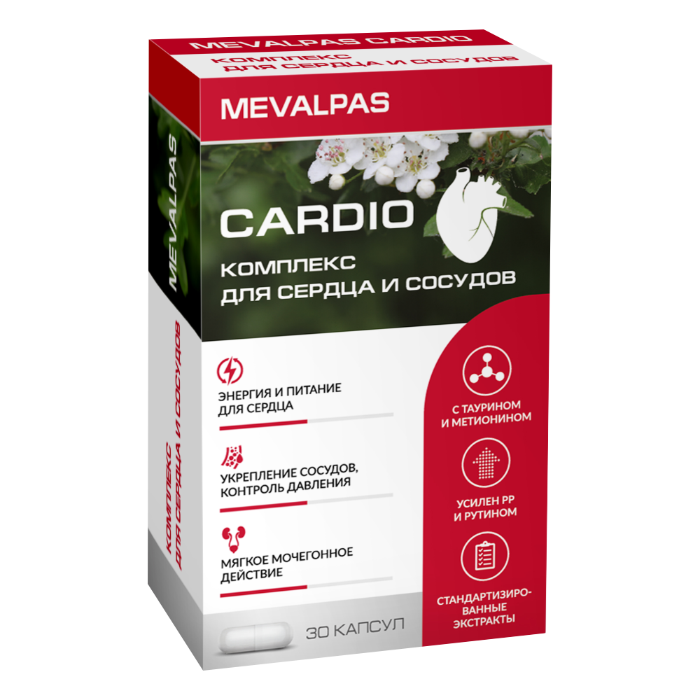 Mevalpas Cardio, 30 kapsula