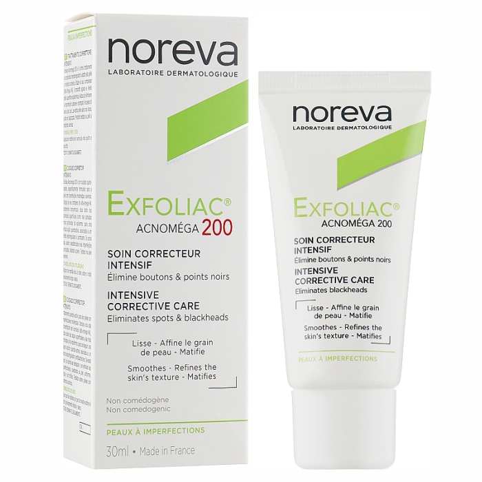 NOREVA EXFOLIAC acnomega 200 krema 30ml