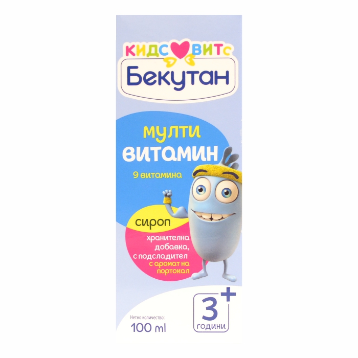 Becutan Kids Vits Multivitamini oralni rastvor, 100 ml