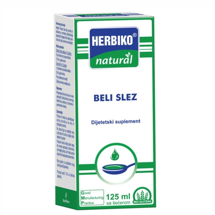Herbiko Natural Beli Slez, 125 ml