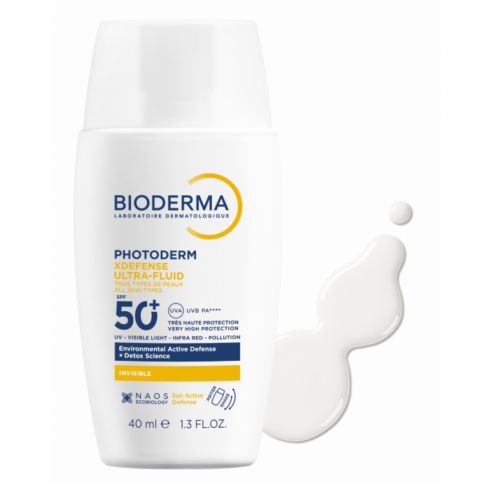 Bioderma PHOTODERM XDEFENSE invisible ultrafluid SPF 50 + 40 ml