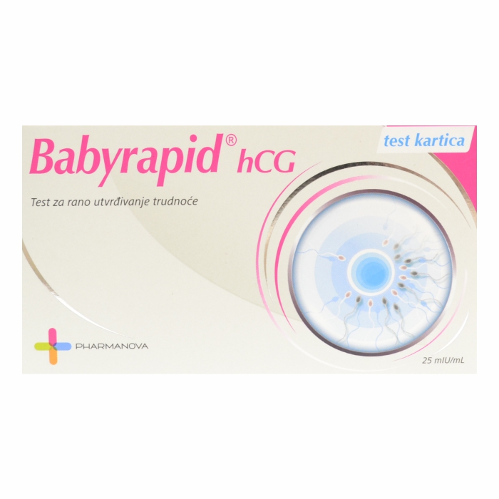 Babyrapid h Cg test kartica, 1 komada