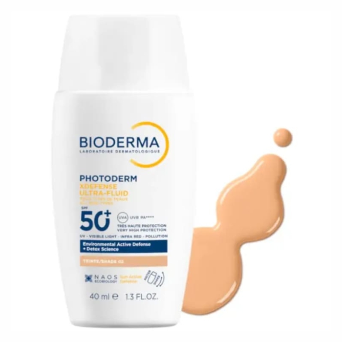 Bioderma Photoderm XDefense ultrafluid SPF 50+ 40 ml, nijansa 02