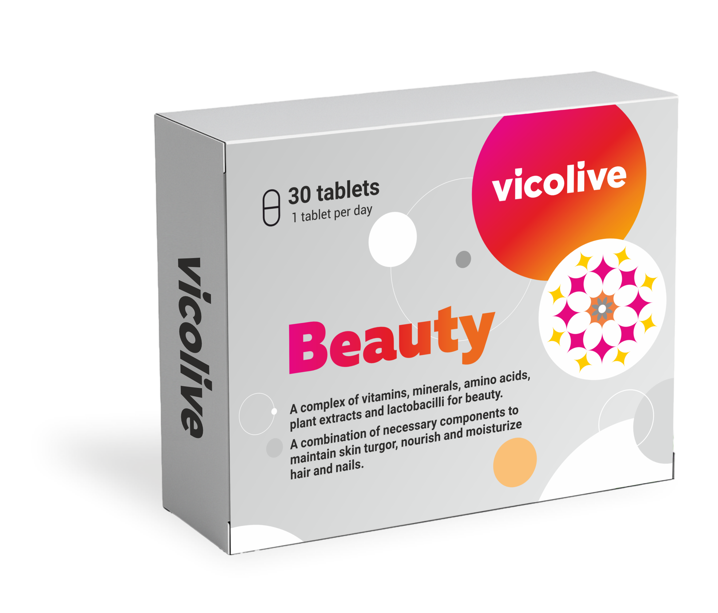 Vicolive Beauty 30 obloženih tableta