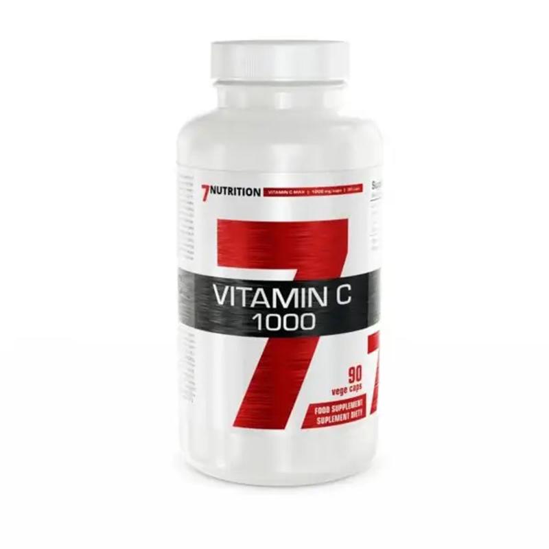 7Nutrition Vitamin C 1000 mg, 90 kapsula