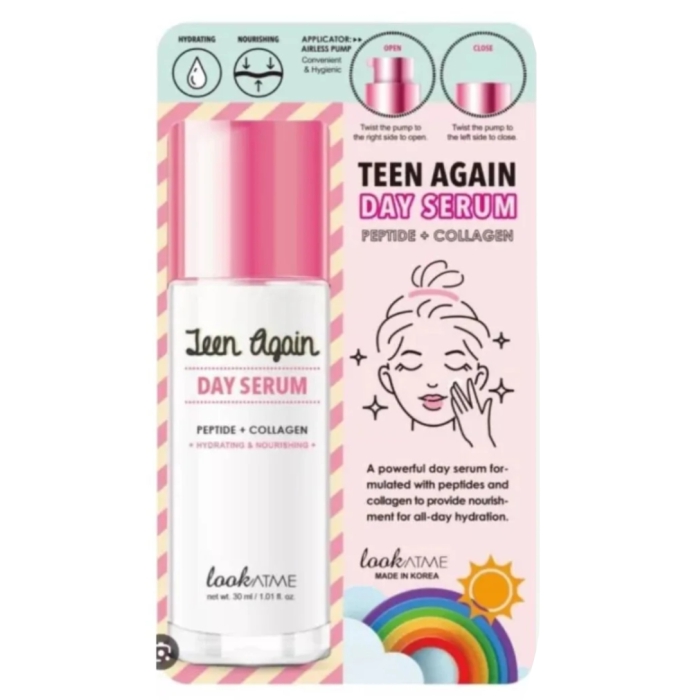LOOK AT Me Teen Again Peptide+Collagen Day Serum 30ml