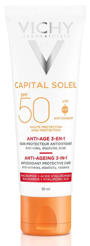 Vichy Capital Soleil Anti Age krema za zaštitu od sunca SPF 50, 50 ml
