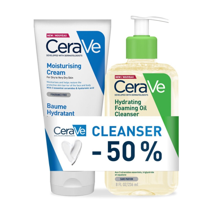 CeraVe krema 177 ml + Ulje za čišćenje 236 ml