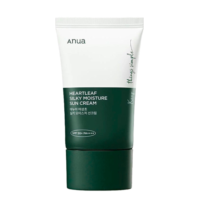 ANUA Heartleaf Silky Moisture Sunscreen SPF50+ PA++++ 50ml