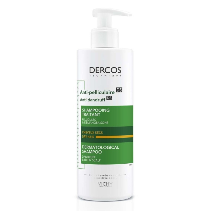 Vichy Dercos Sampon protiv peruti za suvu kosu 390ml