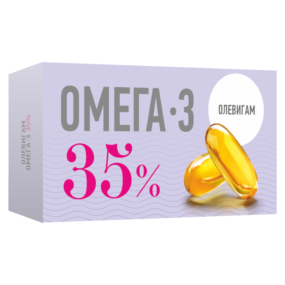 Olevigam Omega-3 35% 1400 mg, 30 kapsula