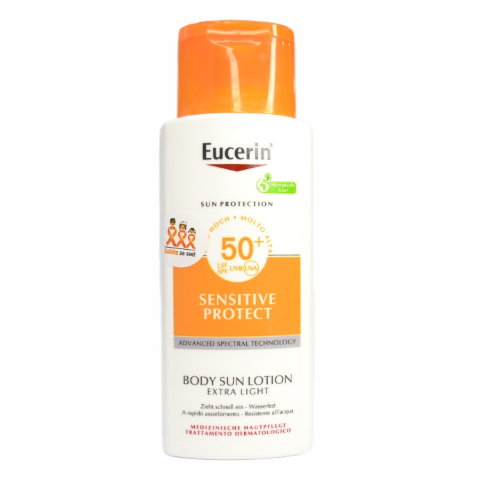Eucerin SUN Lagani losion za telo SPF50+ 150ml