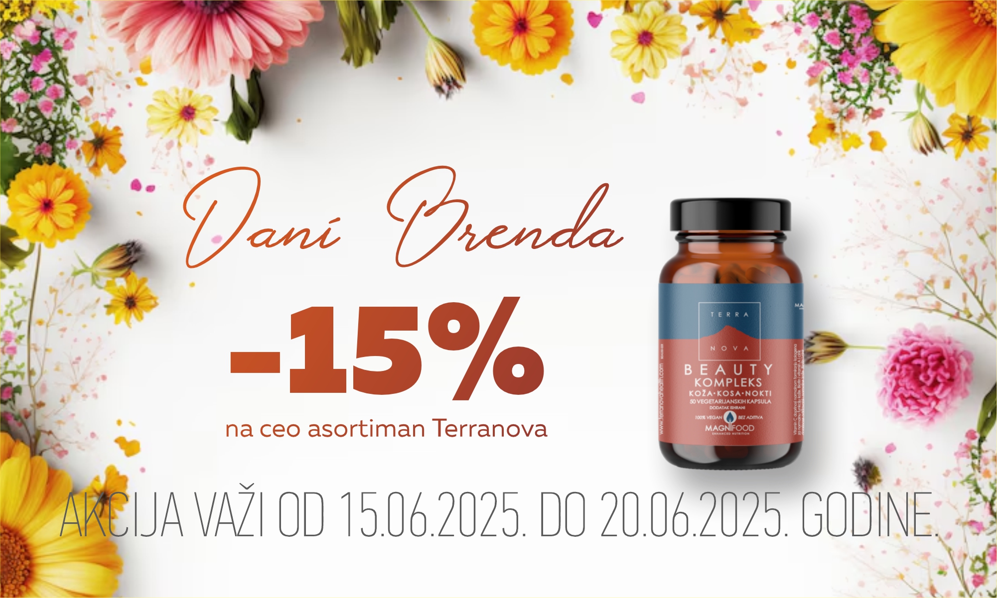 15% popusta na ceo asortiman TerraNova.