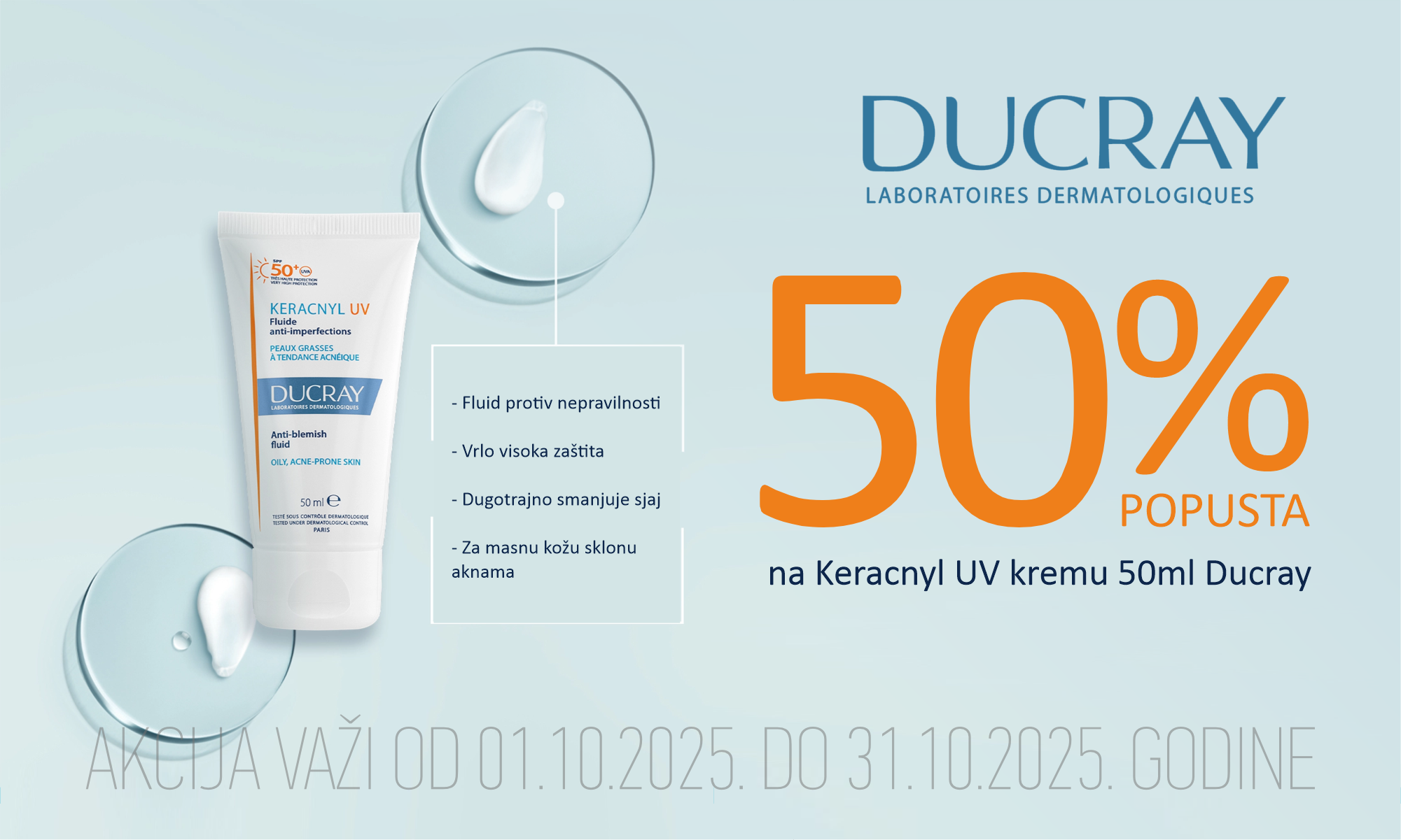 50% off the Ducray Melascreen line