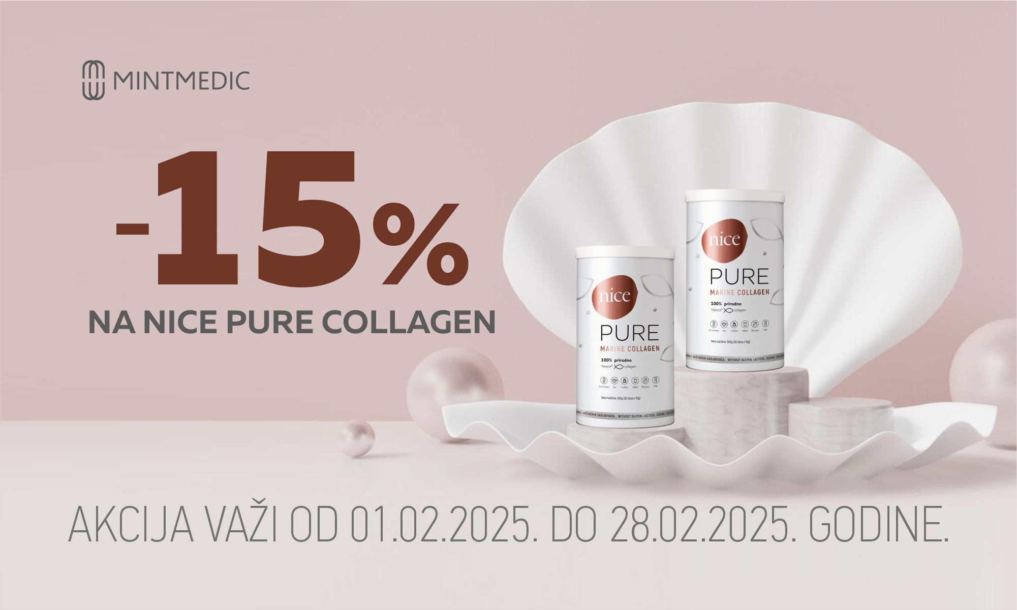 15% скидка на Nice Pure Collagen. 