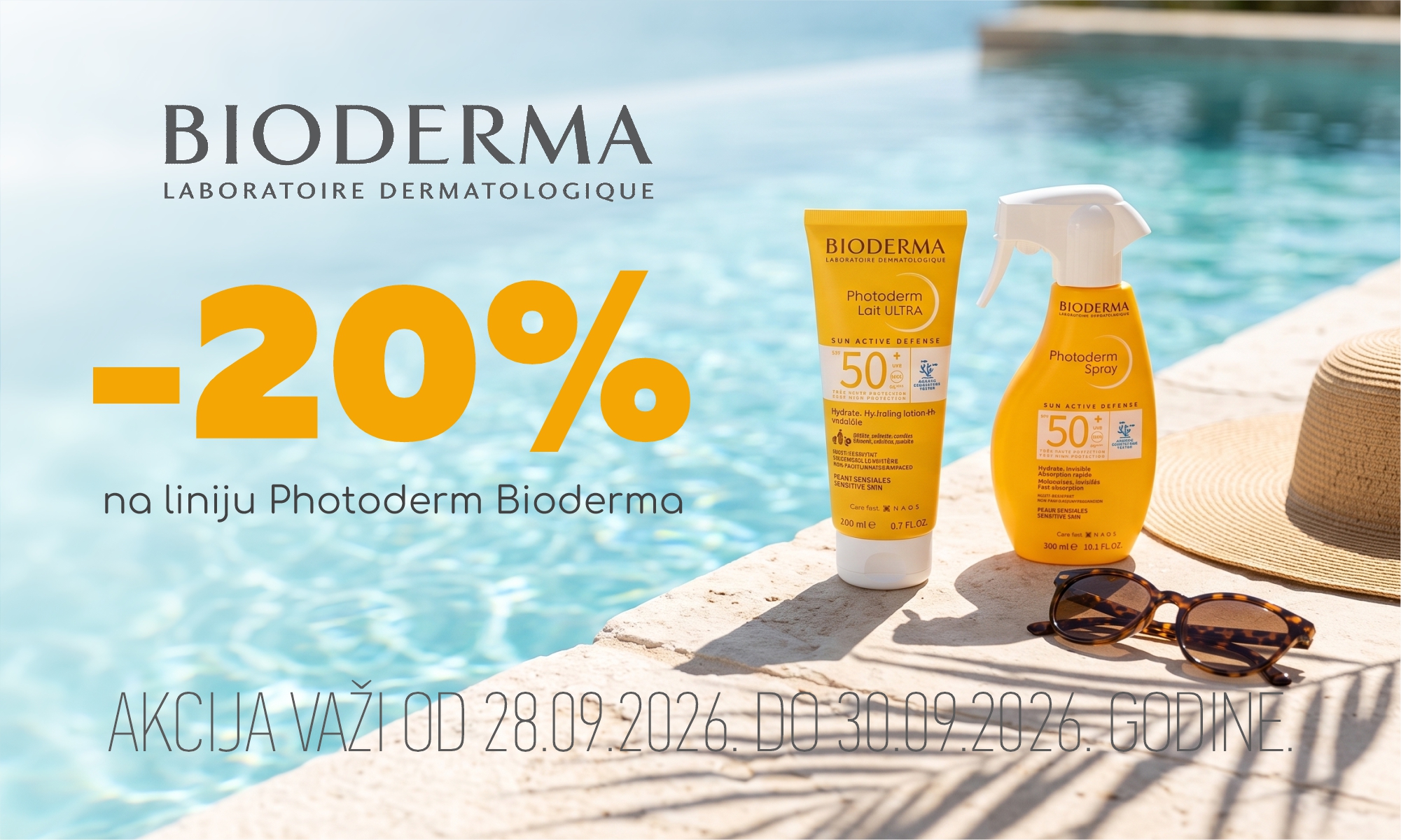 20% off the Bioderma Photoderm line.