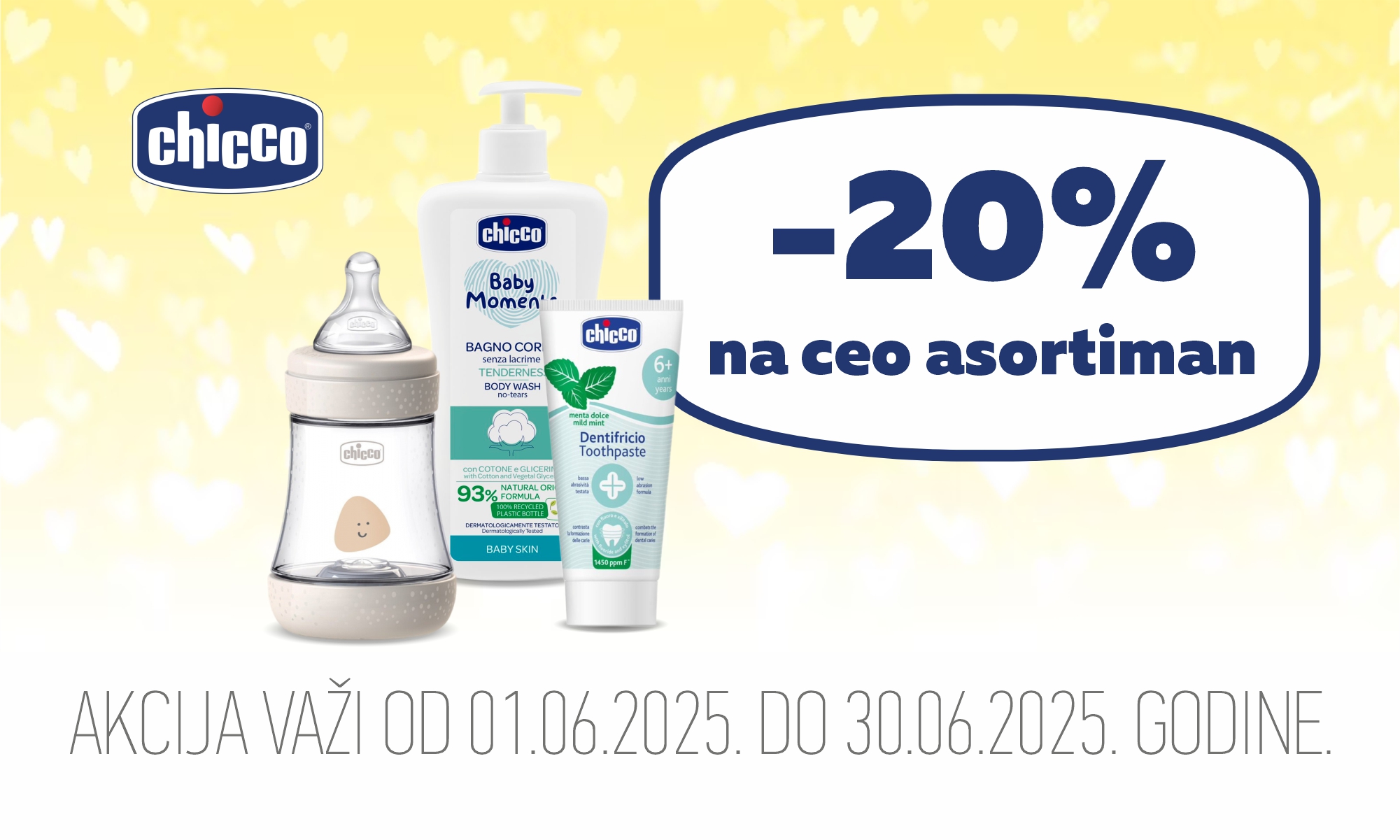 20% скидка на весь ассортимент Chicco
