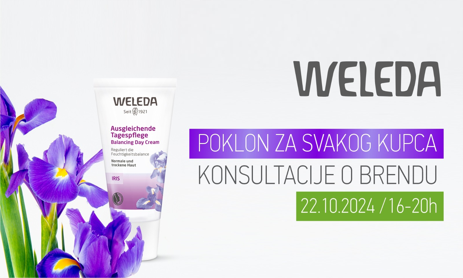 Weleda. Expert consultation and a gift with purchase.  