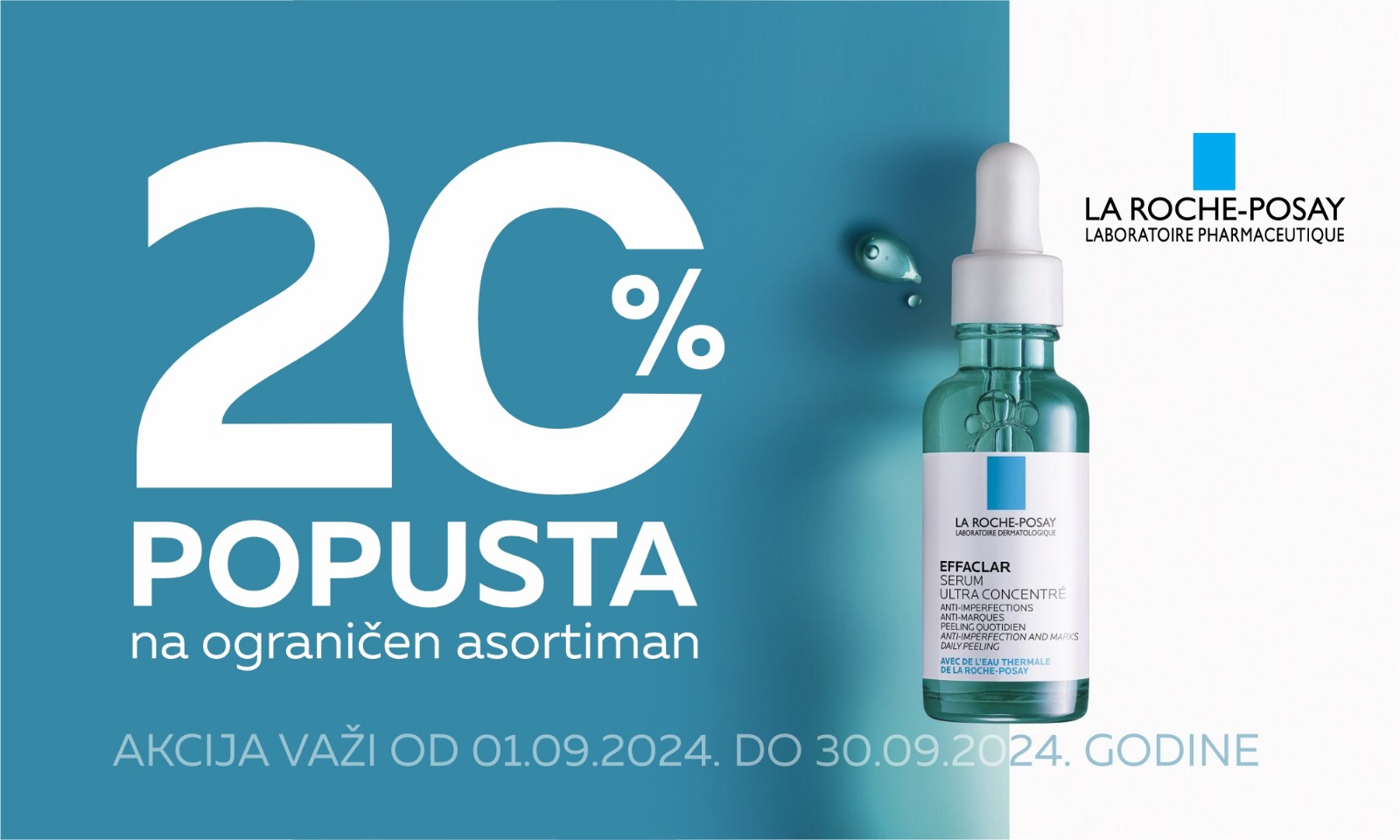 20% popusta na ograničen asortiman LA ROCHE POSA