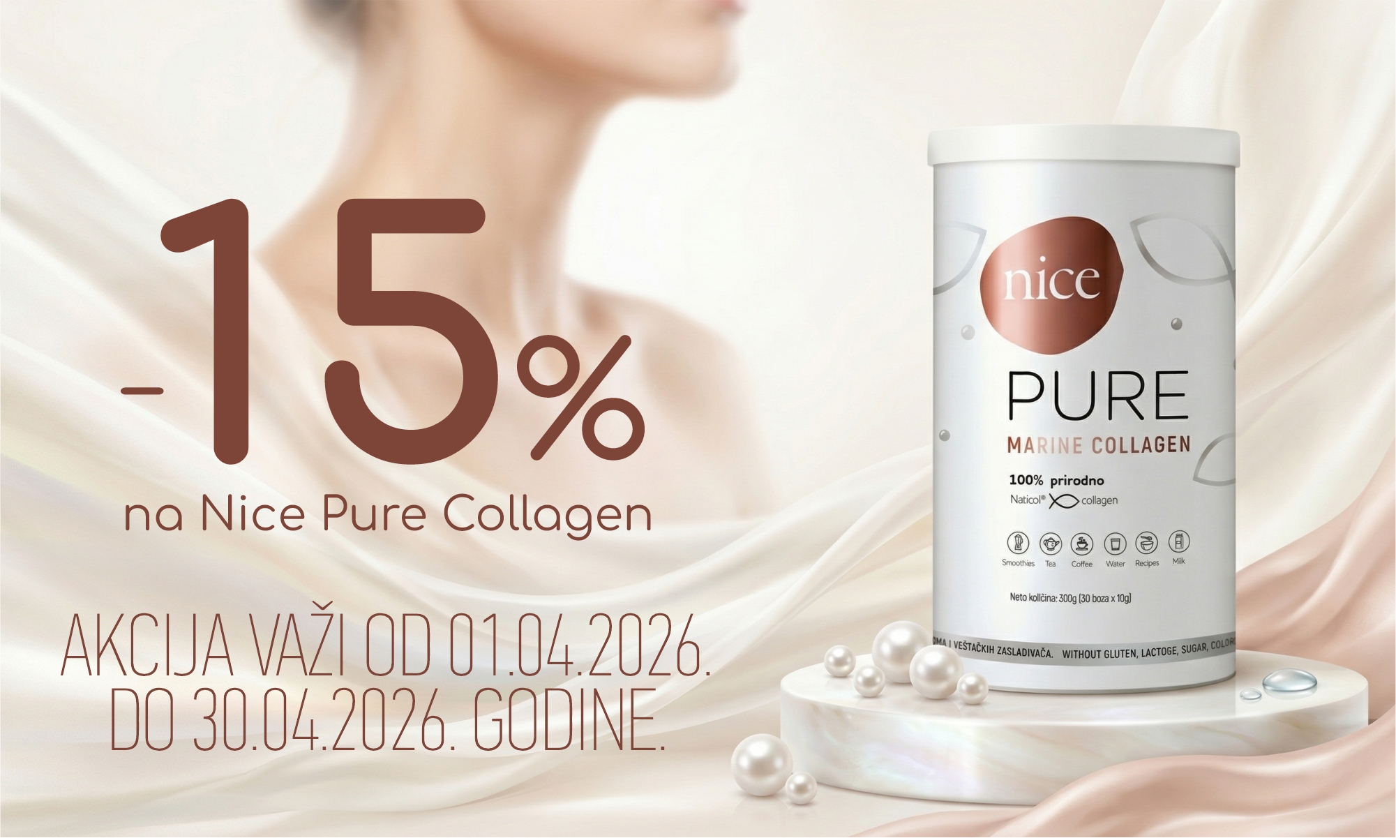 15% popusta na Nice Pure Collagen.&nbsp;