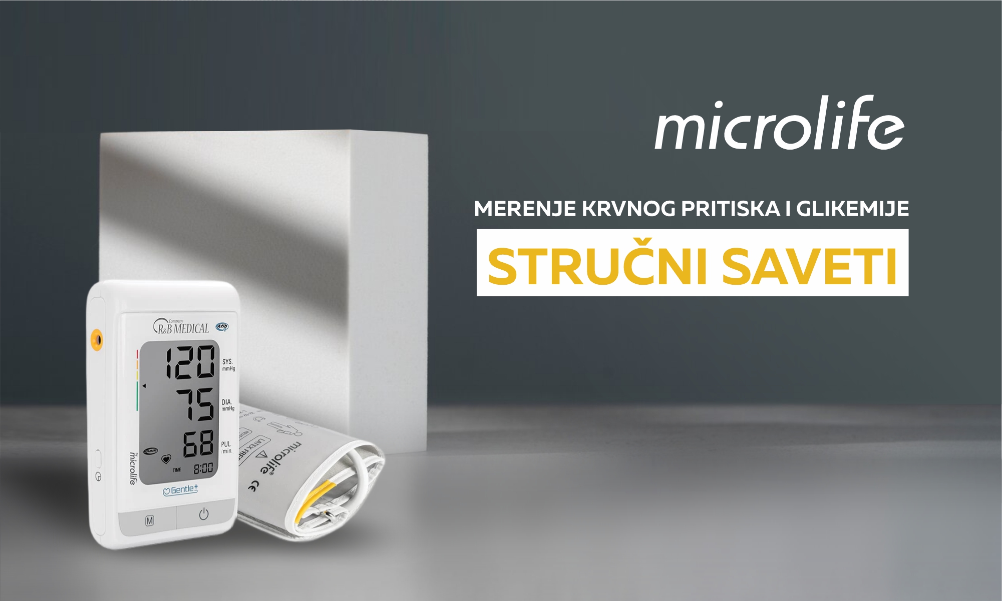 Microlife. Merenje krvnog pritiska i glikemije, stručni saveti.