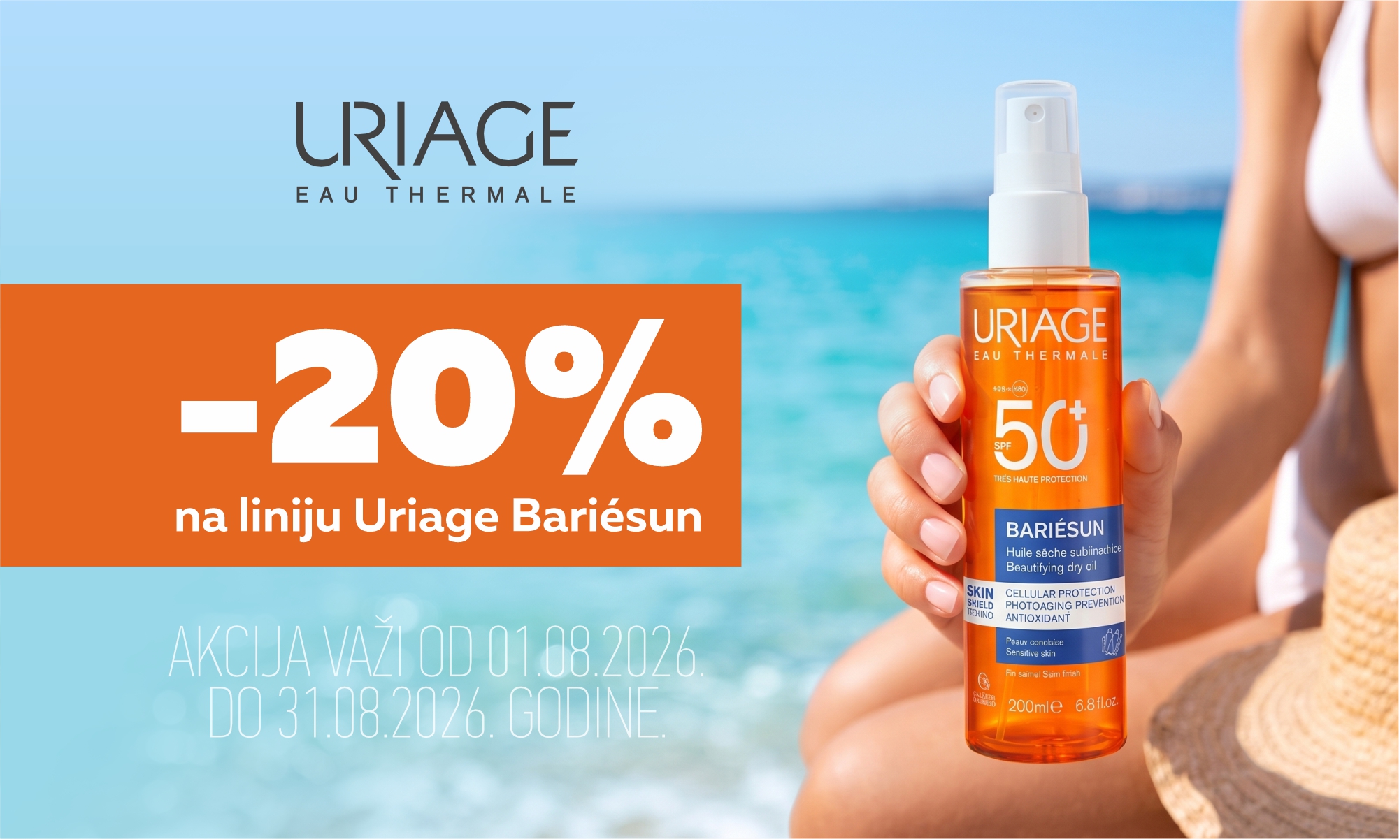 20% off the Uriage Bariésun line.