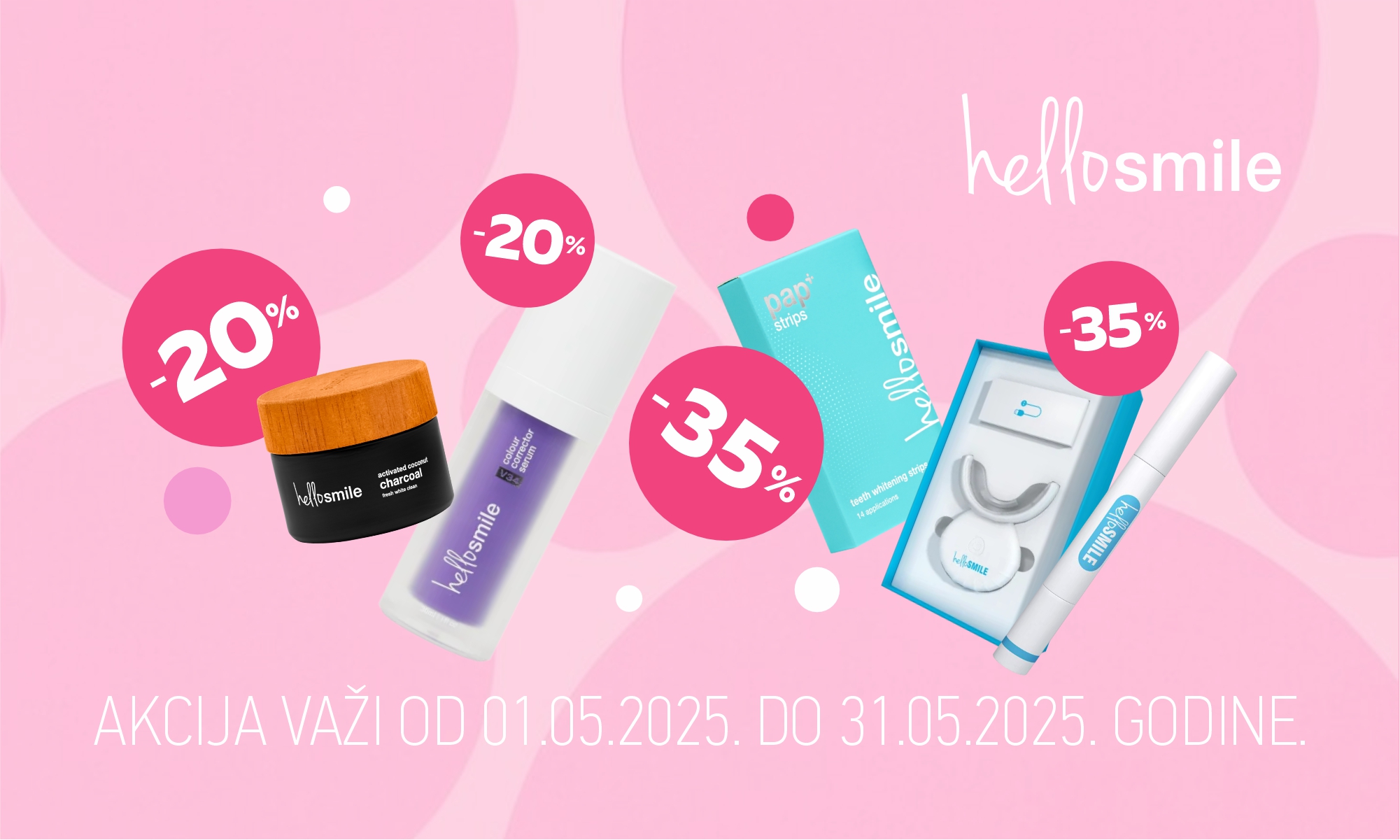 Do 35% popusta na izabrani asortiman Hello Smile