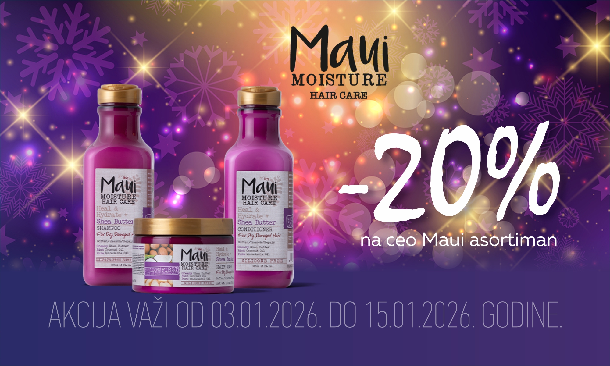 20% off on the entire Maui