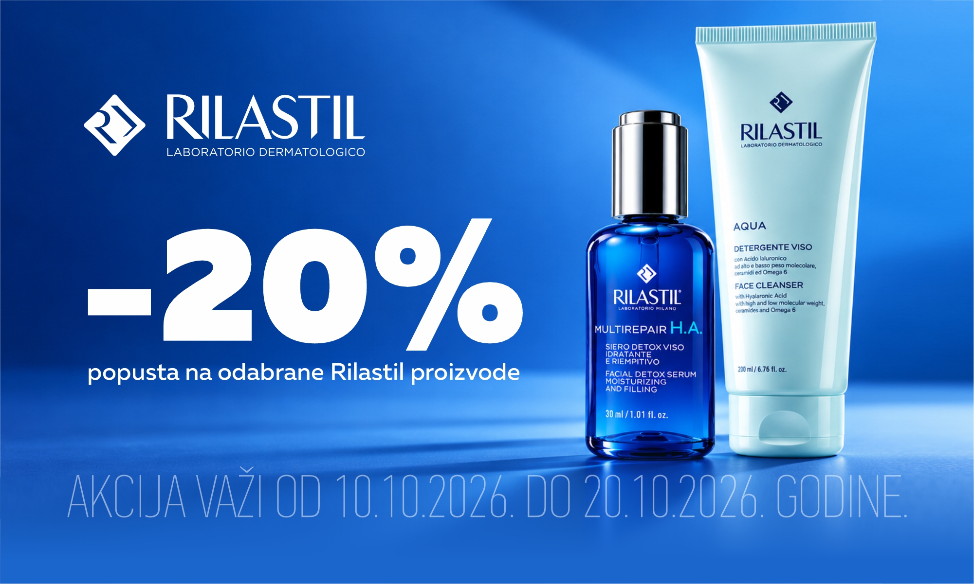 20% off selected Rilastil products.