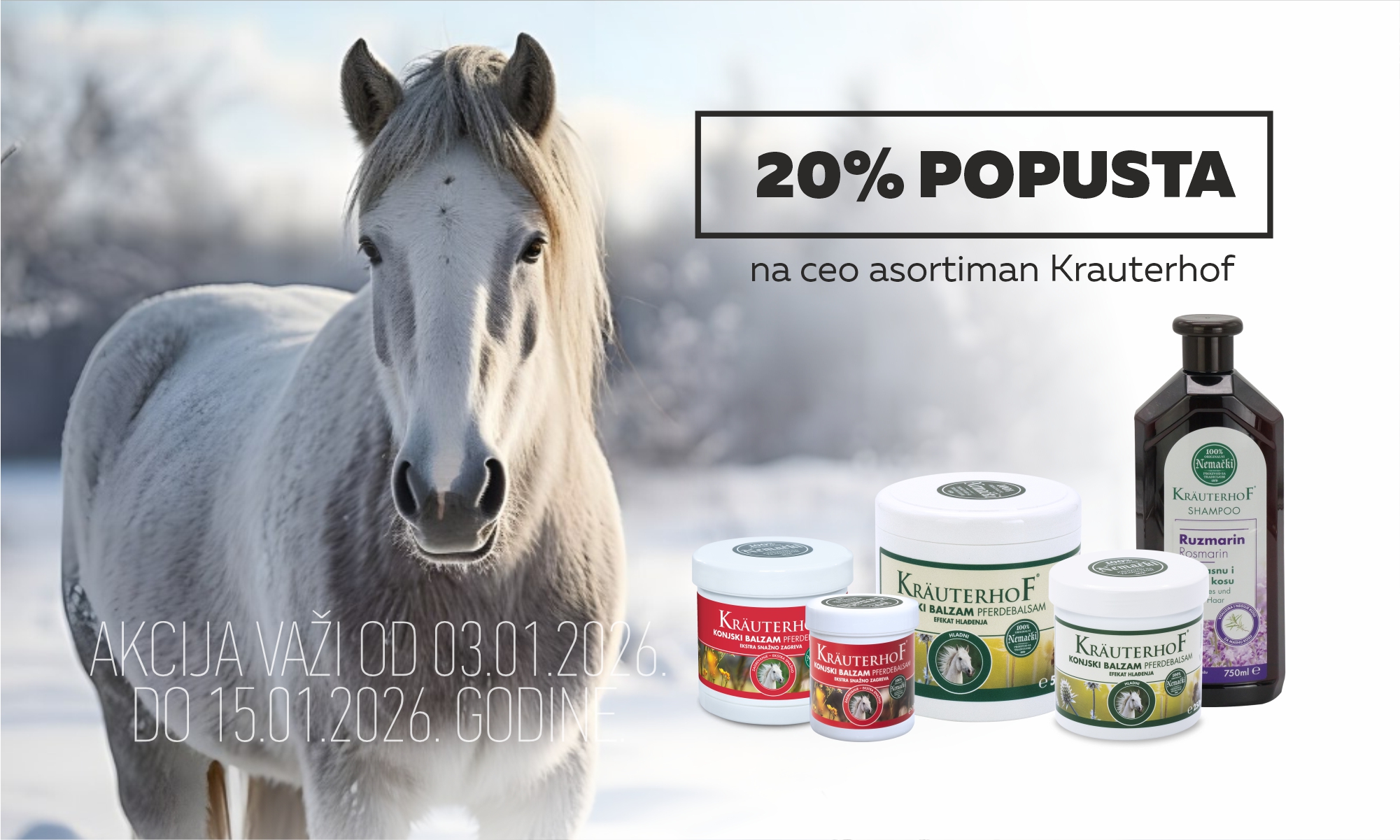 20% off the entire Krauterhof assortment 