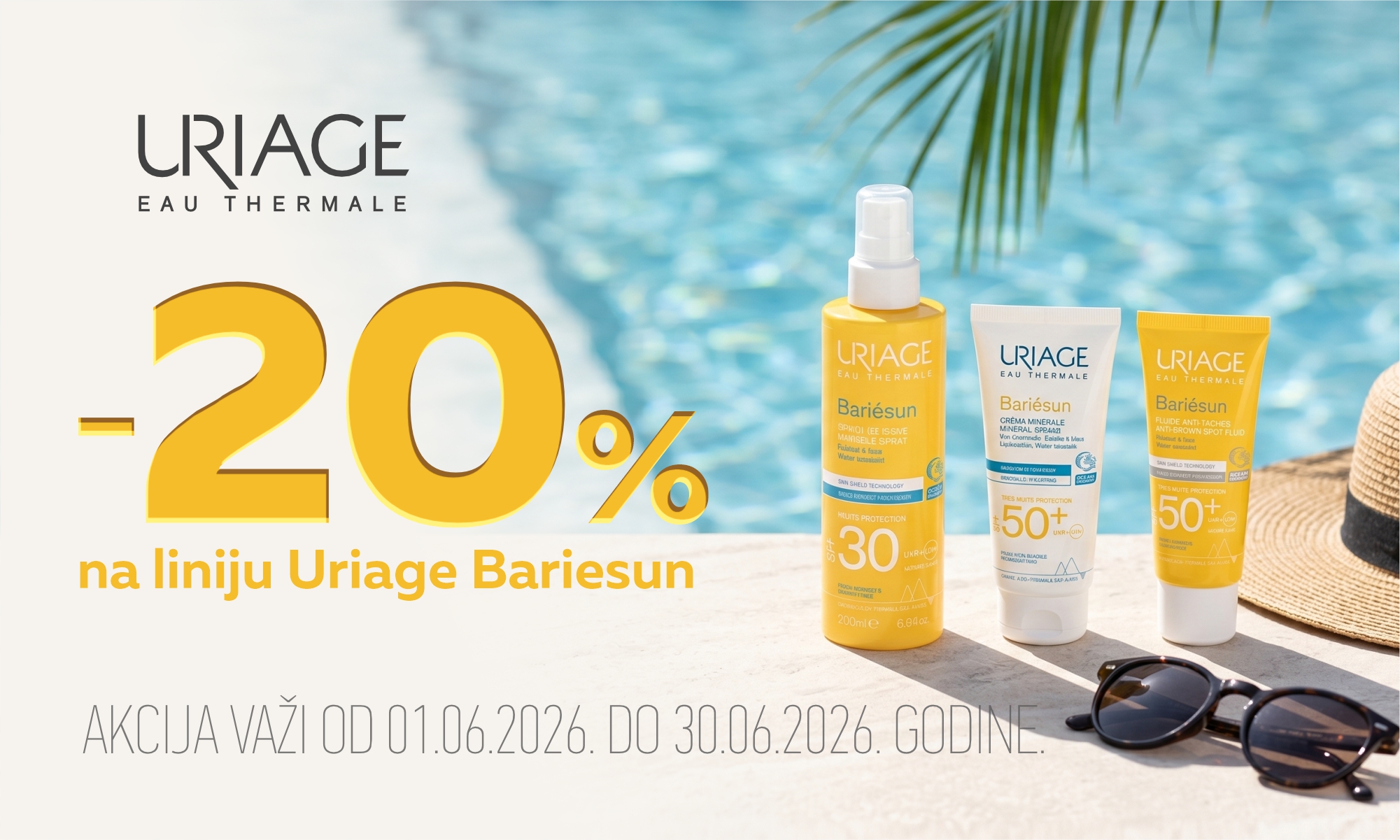 20% off Uriage Bariésun sun care products