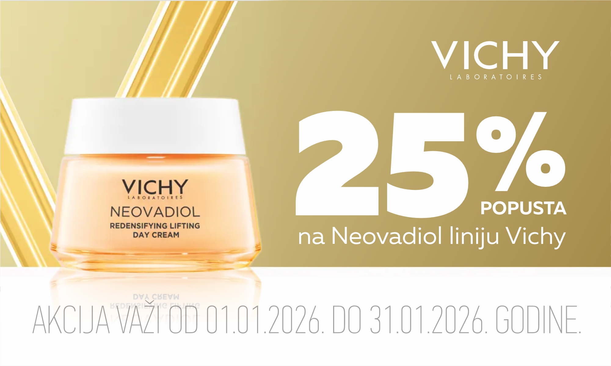 25% discount on the Vichy Neovadiol line