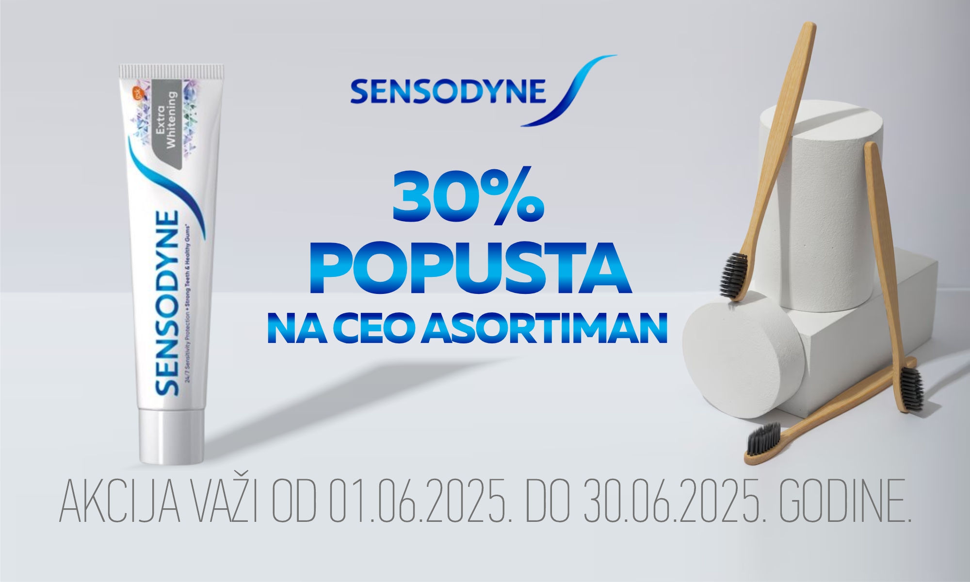 30% скидка на весь ассортимент Sensodyne.