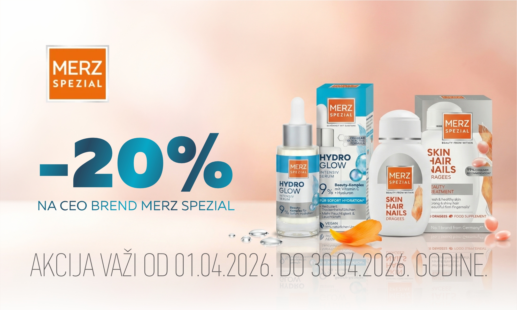 20% off Merz Spezial products.