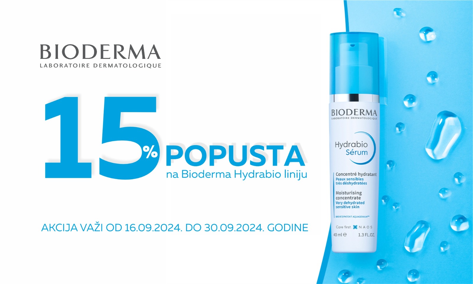 15% popust na liniju Bioderma Hydrabio