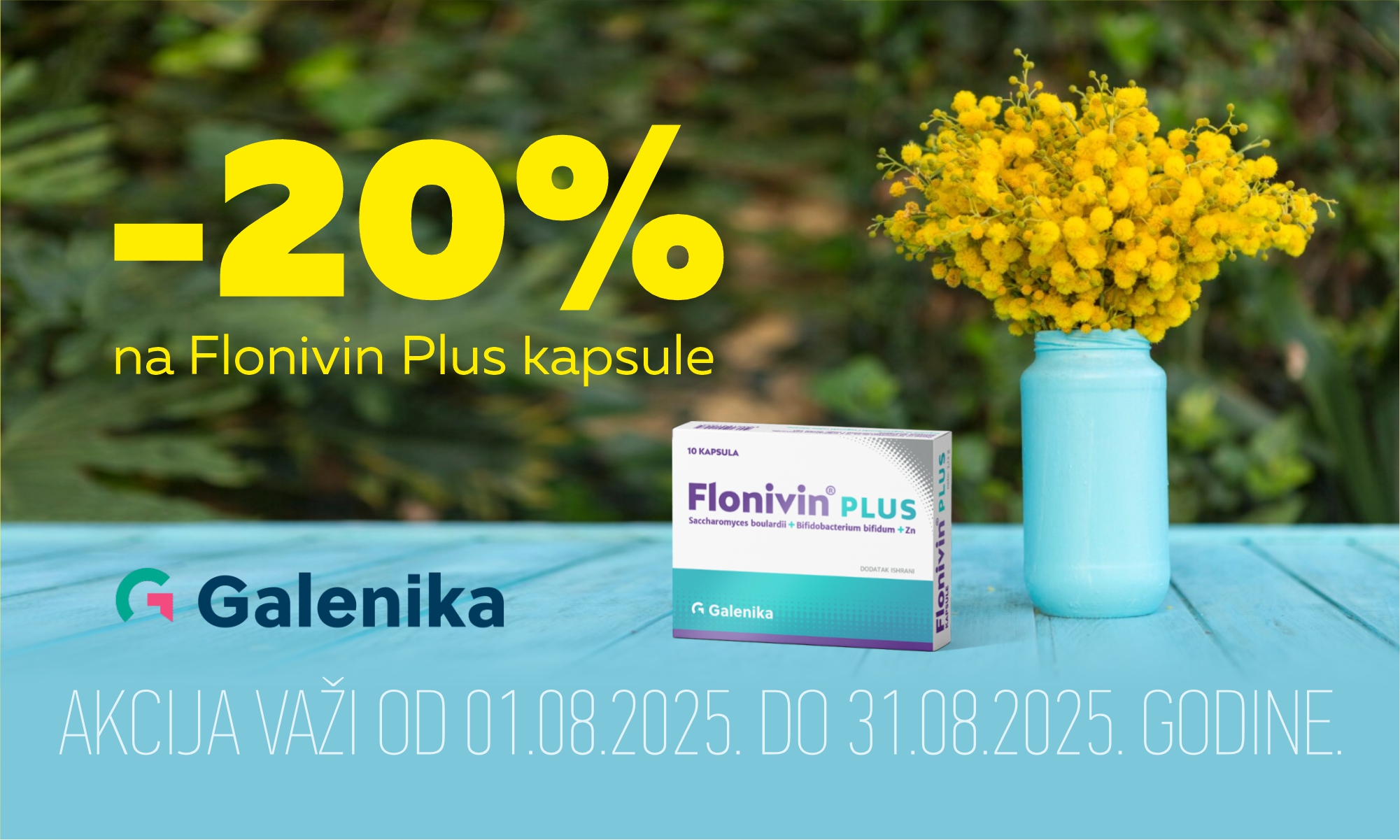 20% popusta na Flonivin Plus kapsule