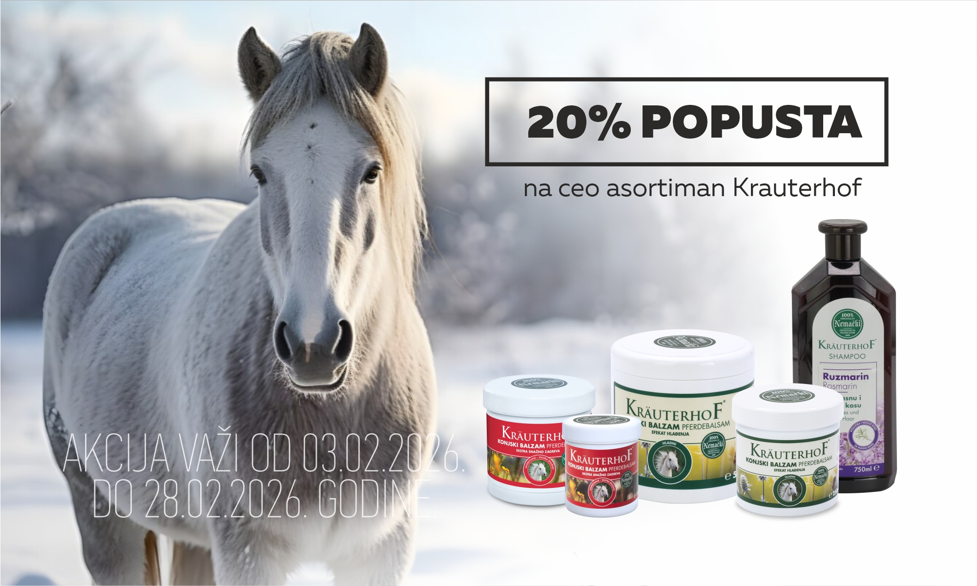 20% off the entire Krauterhof assortment