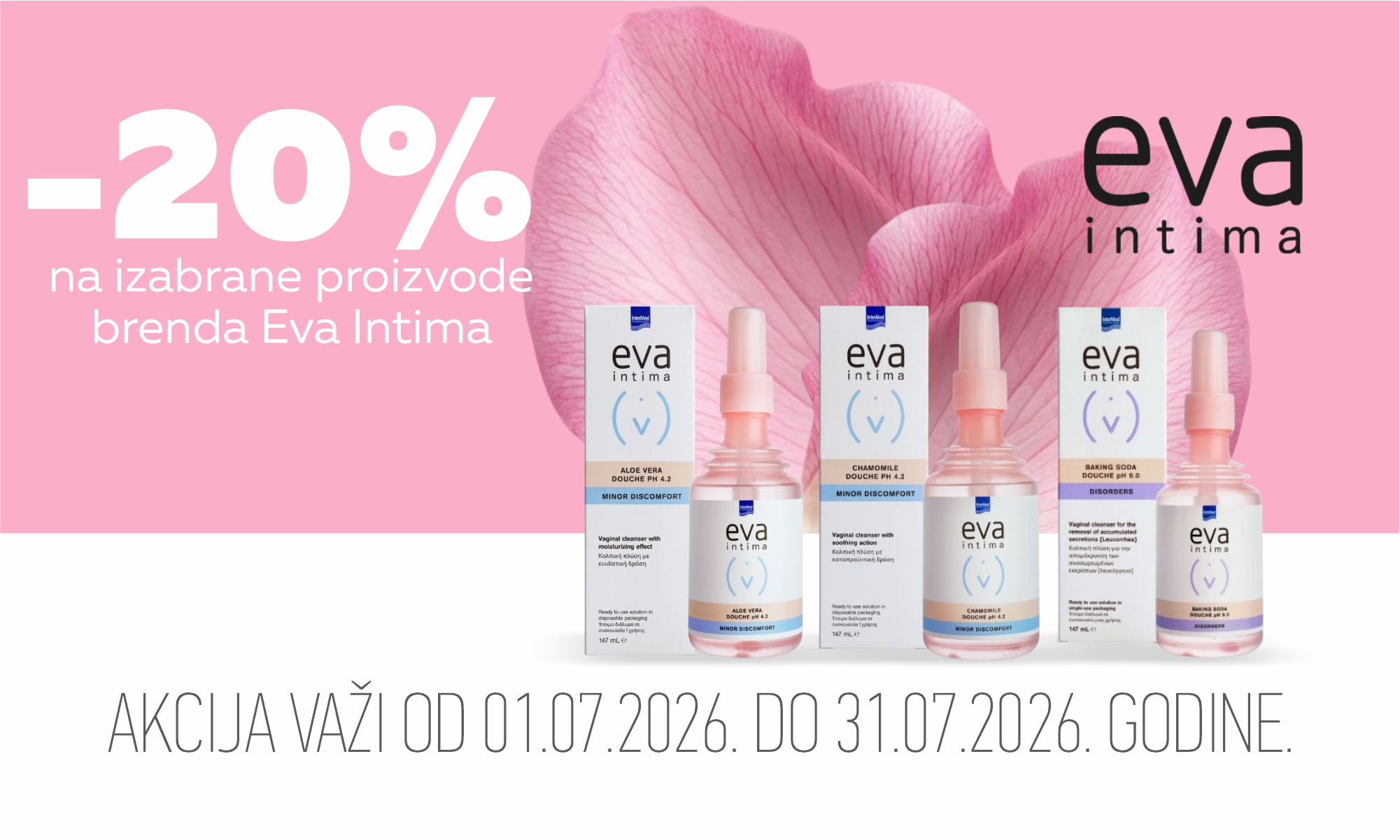 20% off on selected Eva Intima products